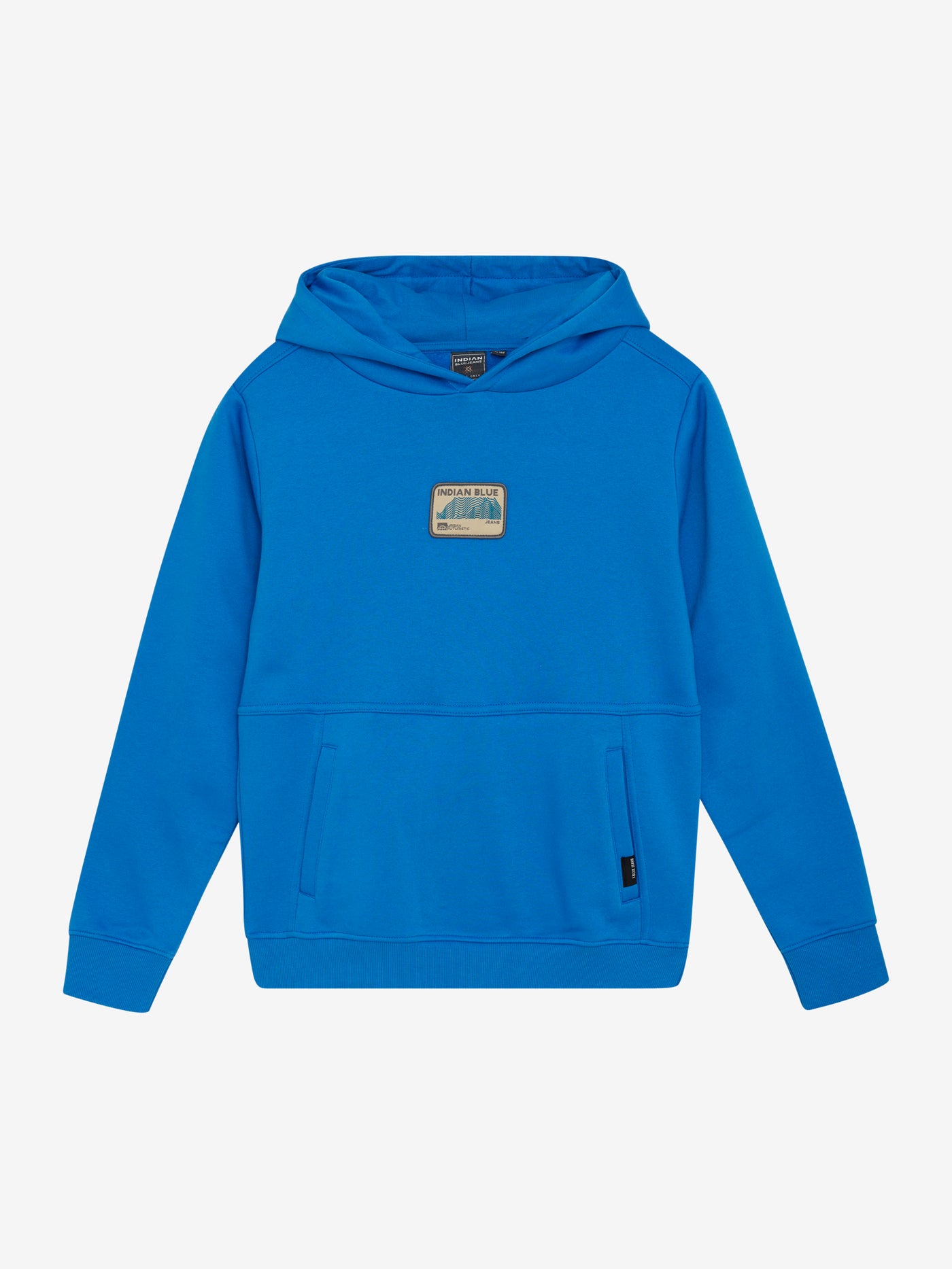 Indian Blue Jeans W25 Boy Sweatshirt -knitted Hoodie Badge Strong blue 960449