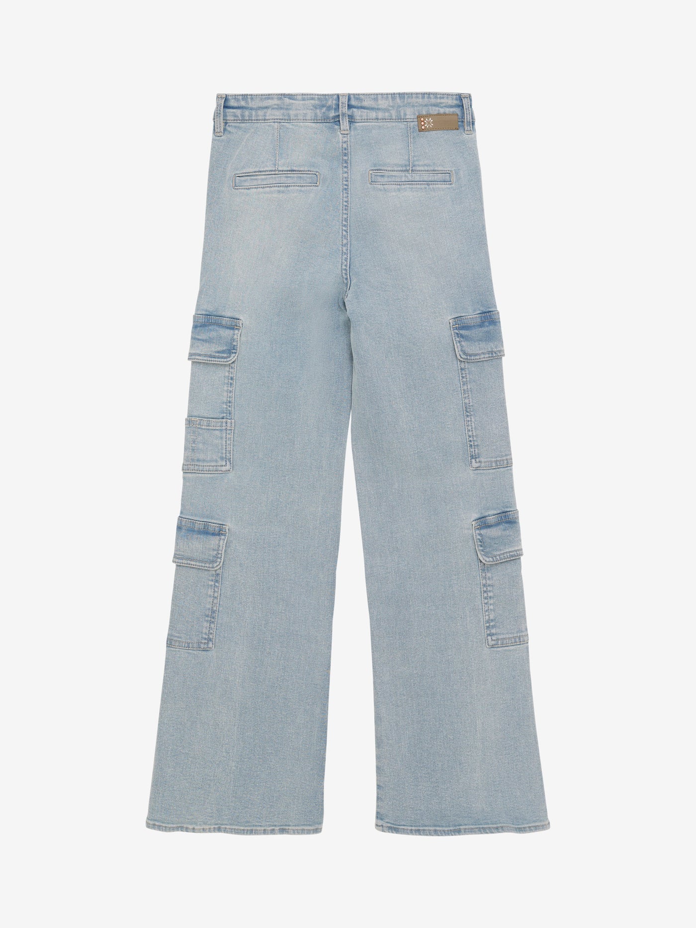 Indian Blue Jeans W25 Girl Jeans Cargo Jeans Wide Fit Used Light Denim 970400