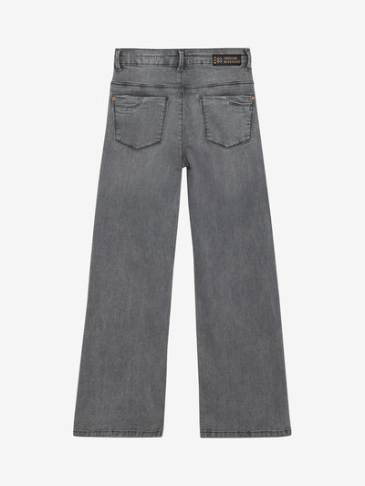 Indian Blue Jeans W25 Girl Jeans Wide Fit Grey  Light Grey Denim 970401