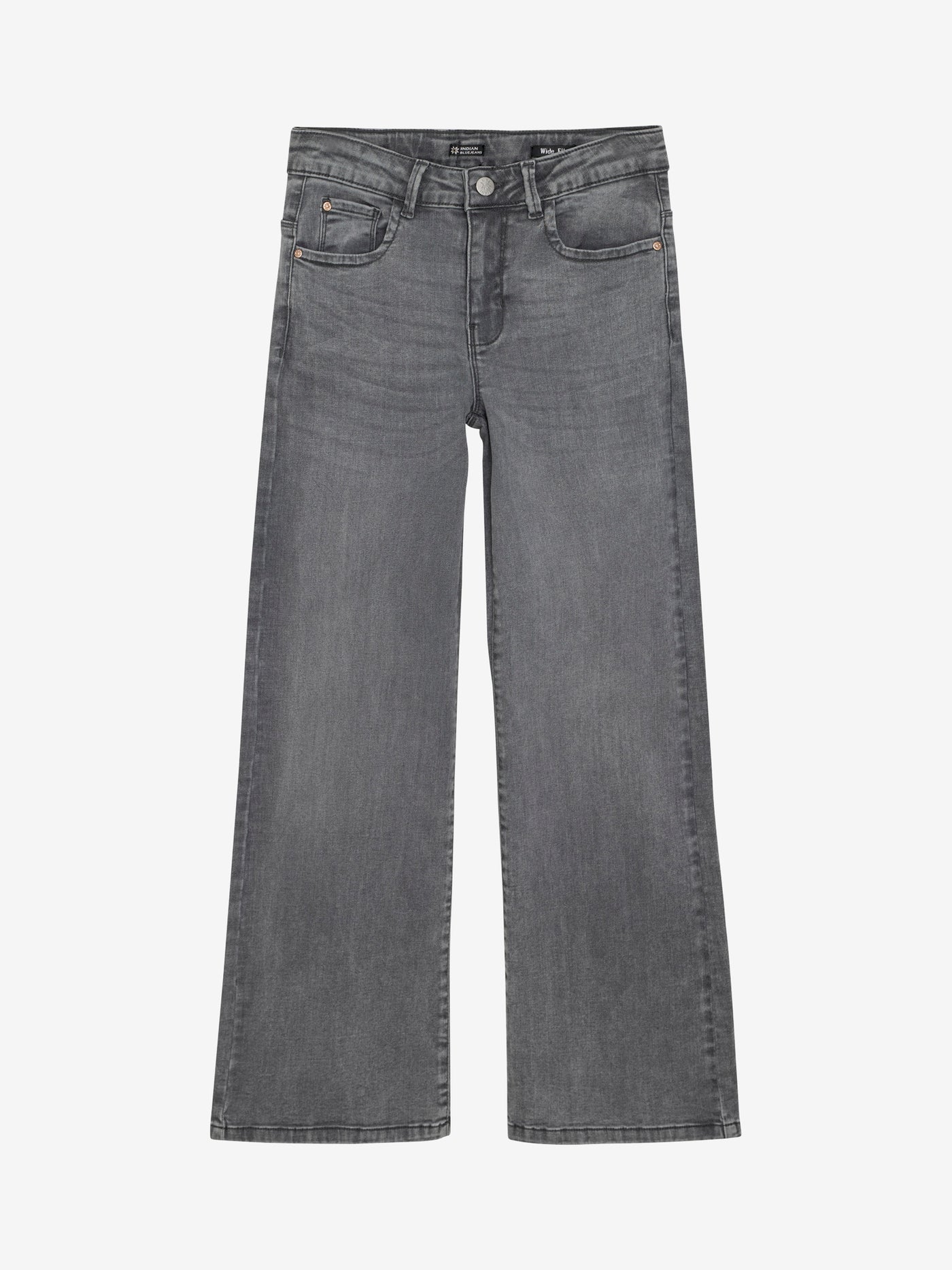 Indian Blue Jeans W25 Girl Jeans Wide Fit Grey  Light Grey Denim 970401