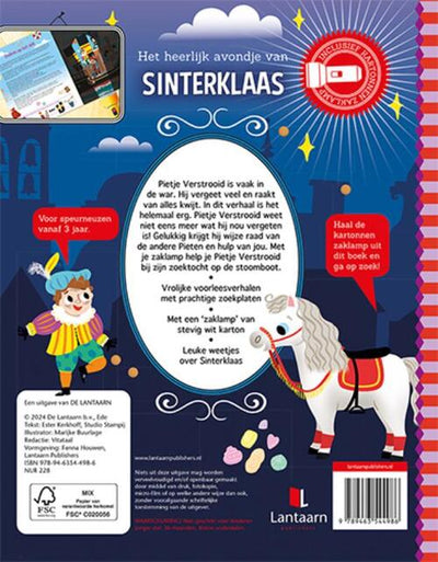 Lantaarn Publishers Het heerlijk avondje van Sinterklaas zaklampboek LU44986