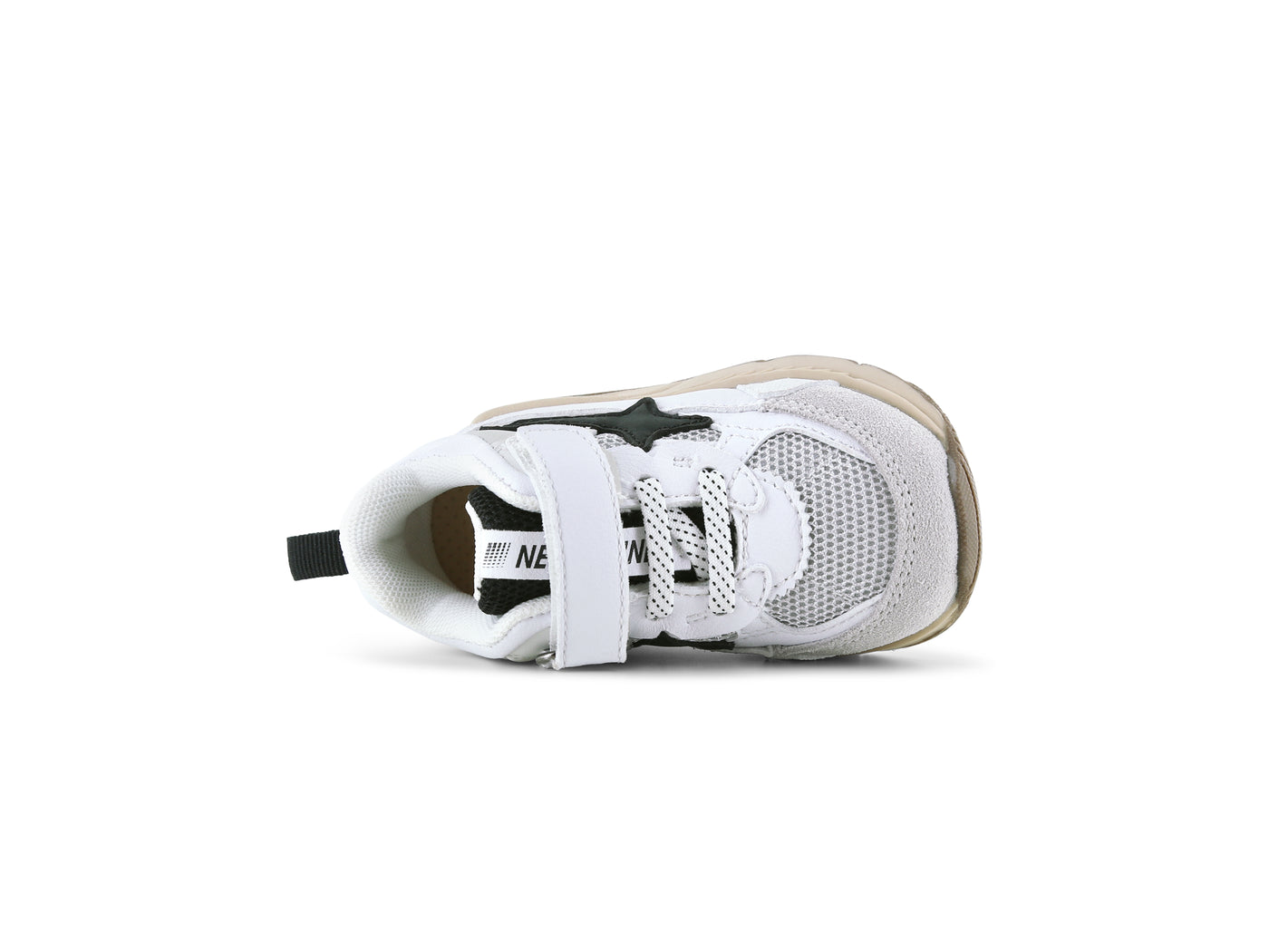 Shoesme s24 Sneaker Black White AO24S001-D