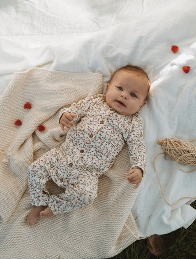 Babyface Tiny S24 baby suit long sleeve creme NWB24129732