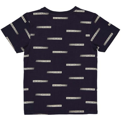 Quapi S24 Boys Shortsleeve BADRQS241 AOP Blue Text