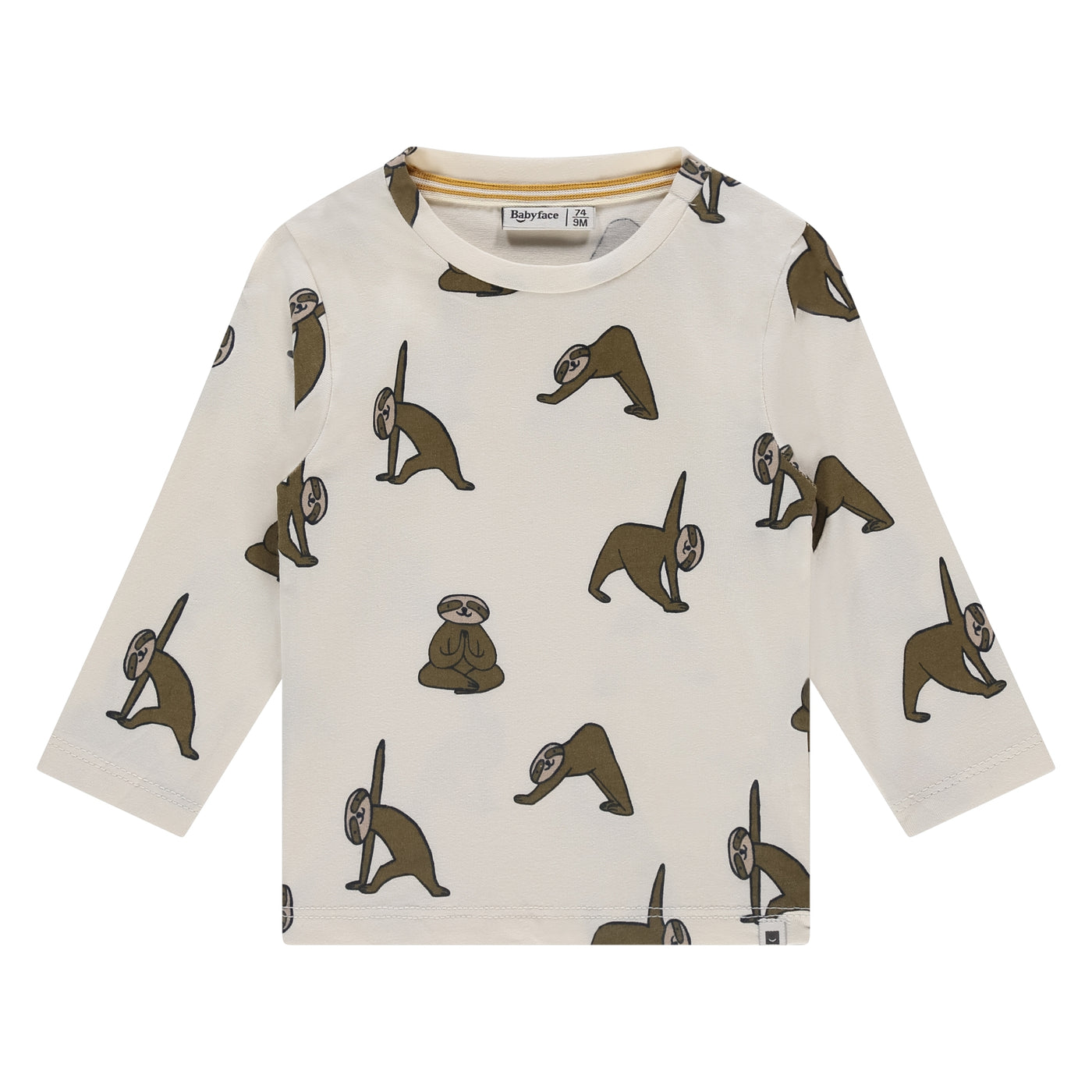 Babyface W25 baby boys t-shirt long sleeve off white BBE25427603