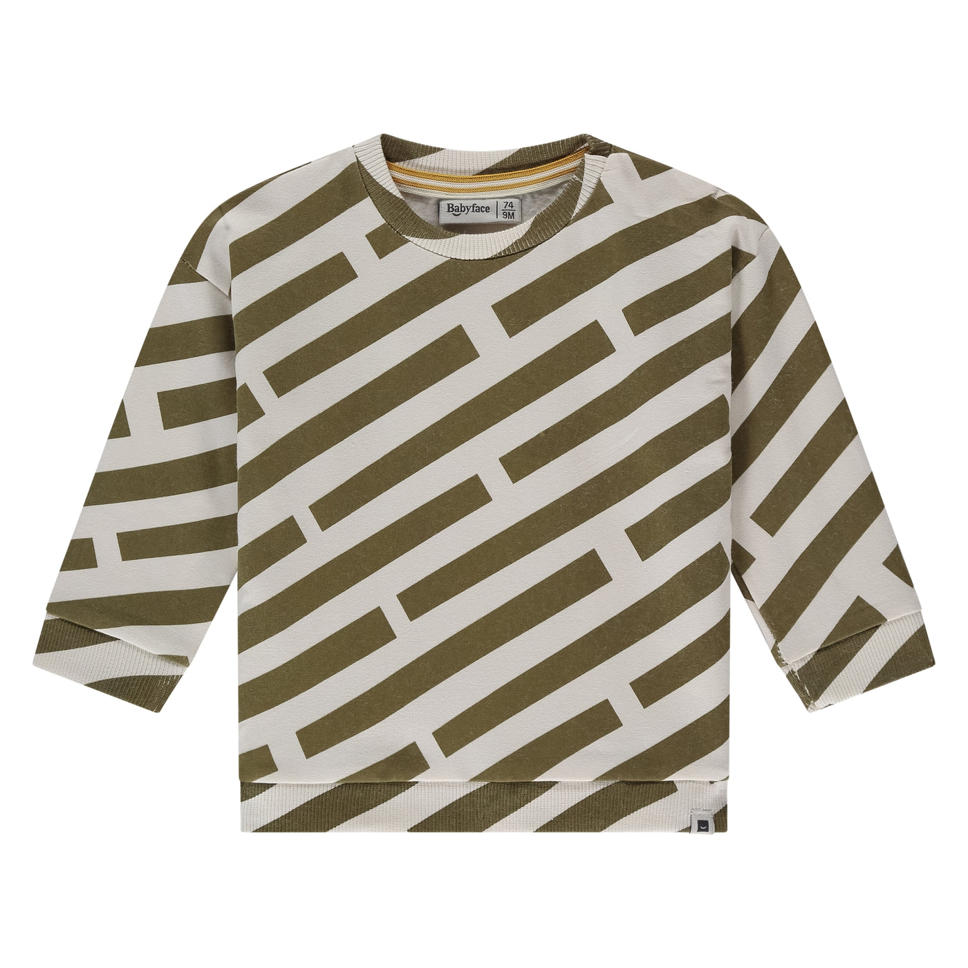 Babyface W25 baby boys sweatshirt ARMY BBE25427401