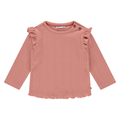 Babyface W25 baby girls t-shirt long sleeve rouge BBE25428602