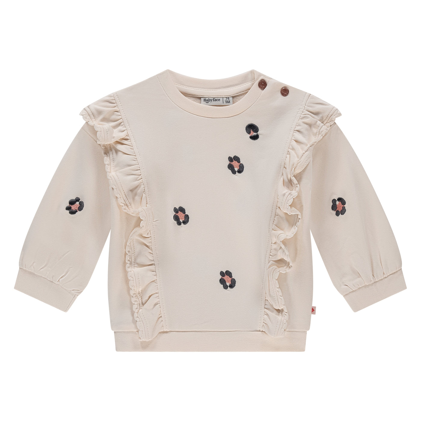 Babyface W25 baby girls sweatshirt cloud BBE25428402
