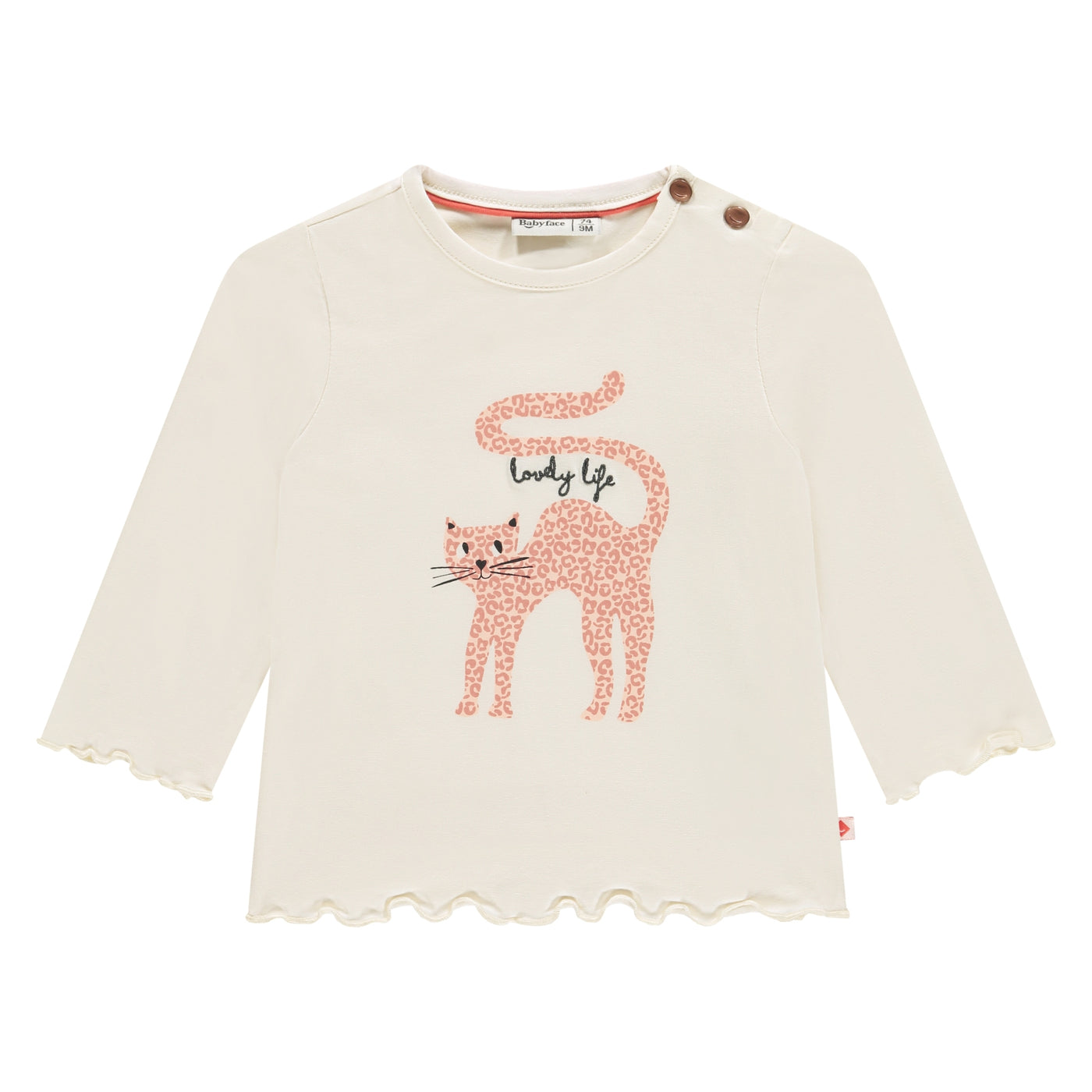Babyface W25 baby girls t-shirt long sleeve cloud BBE25428600