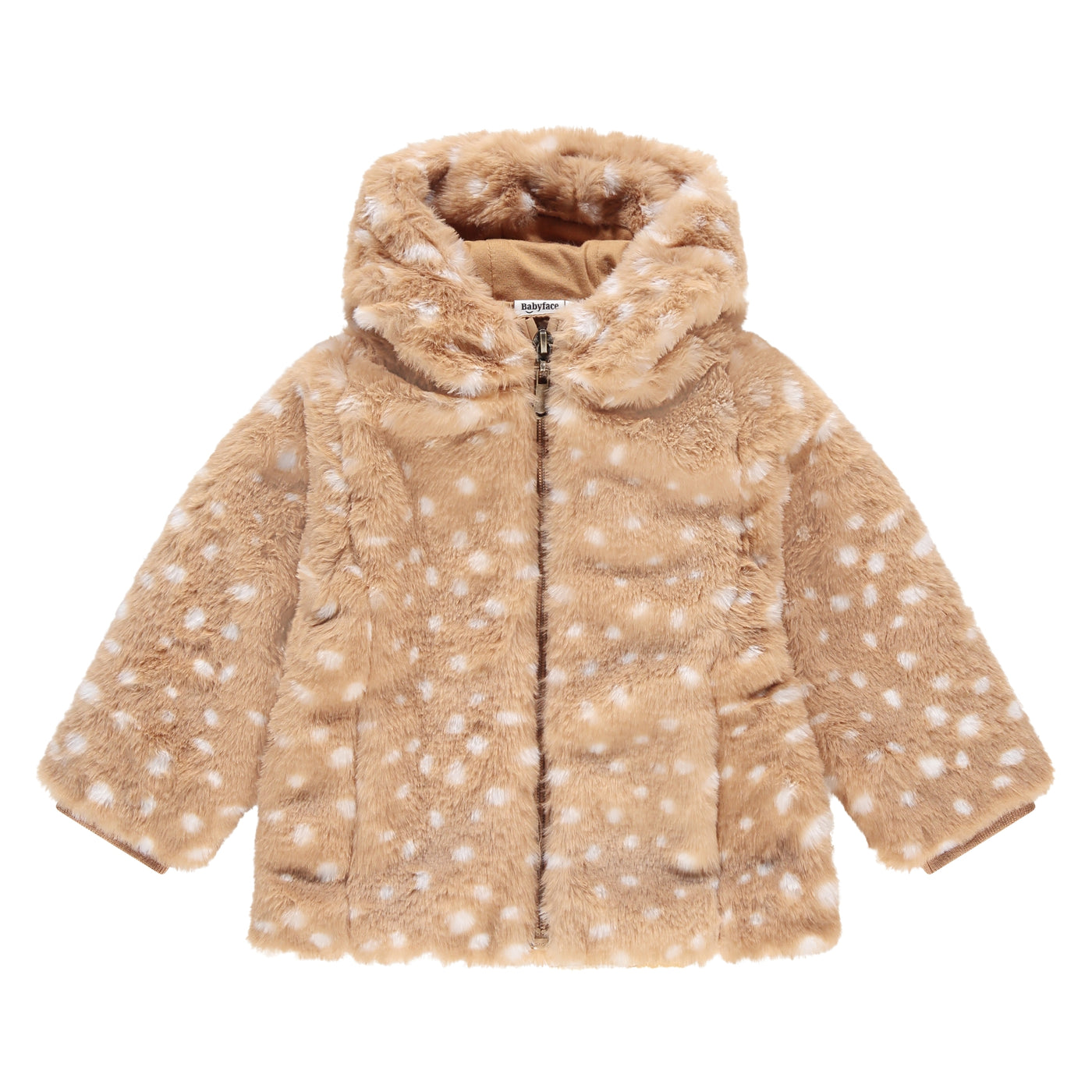 Babyface W25 baby girls fake fur jacket nude BBE25428100