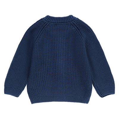 BABYFACE W24 boys cardigan BBE24427301 blue