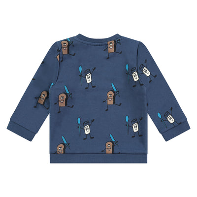 BABYFACE W24 boys sweatshirt BBE24427409 blue