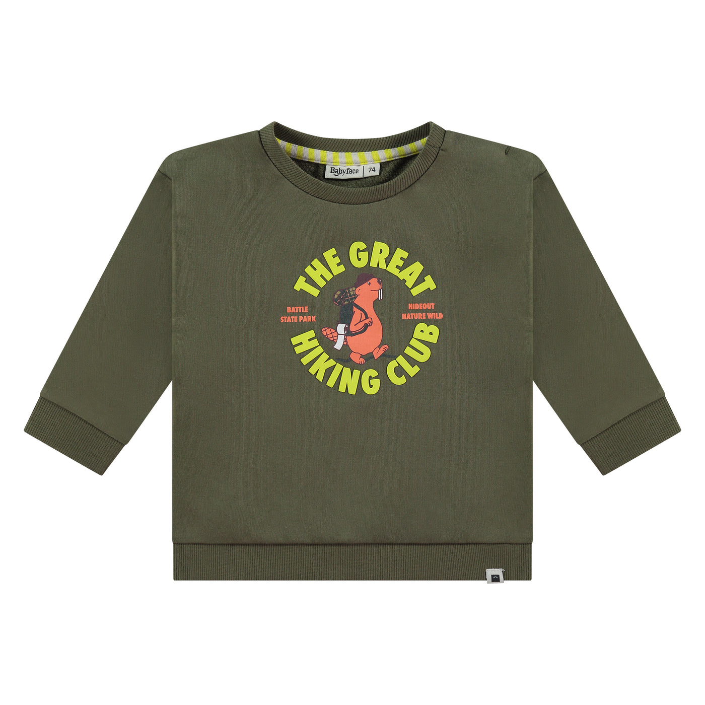 BABYFACE W24 boys sweatshirt BBE24527421 dark forrest