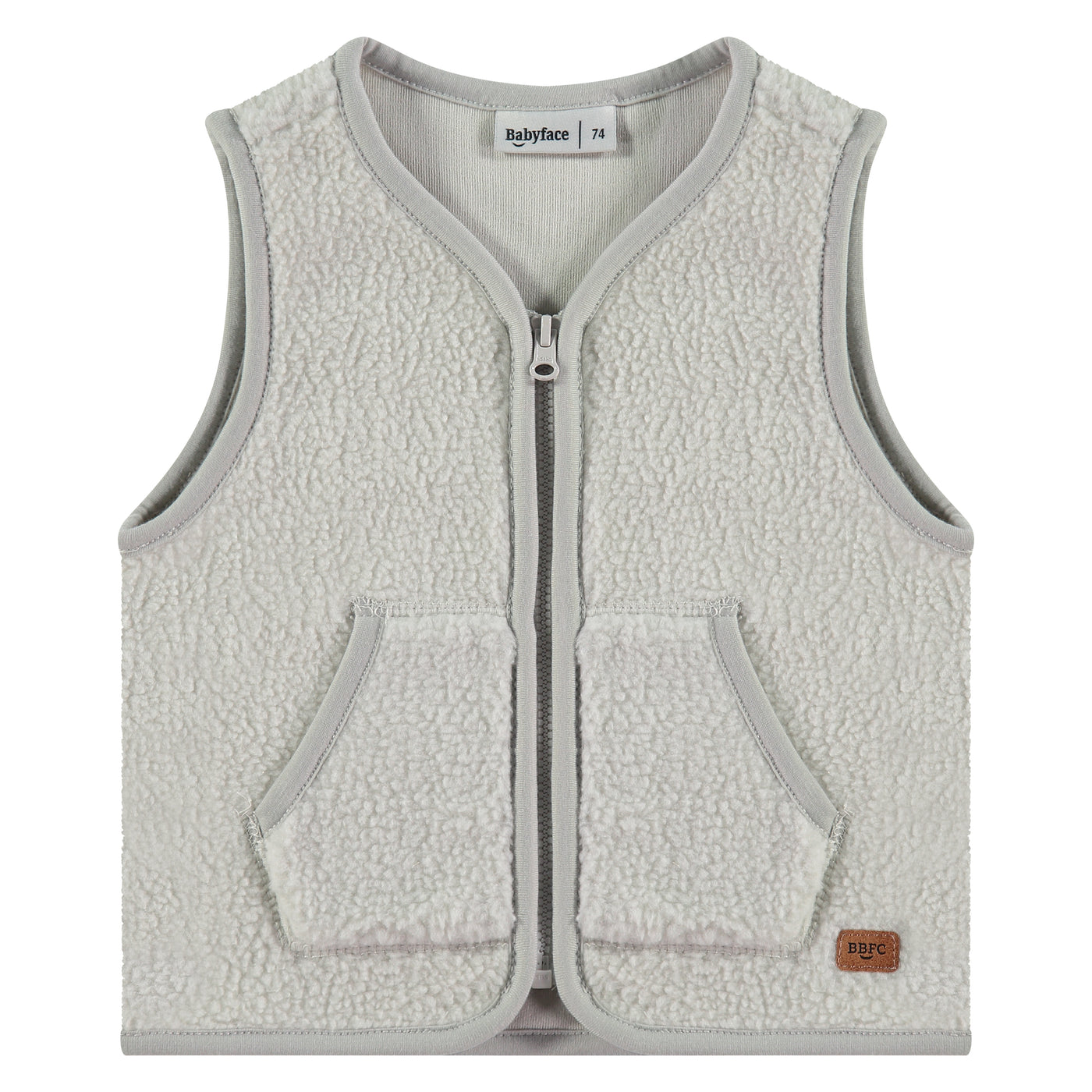 BABYFACE W24 boys sleeveless cardigan BBE24527431 bone