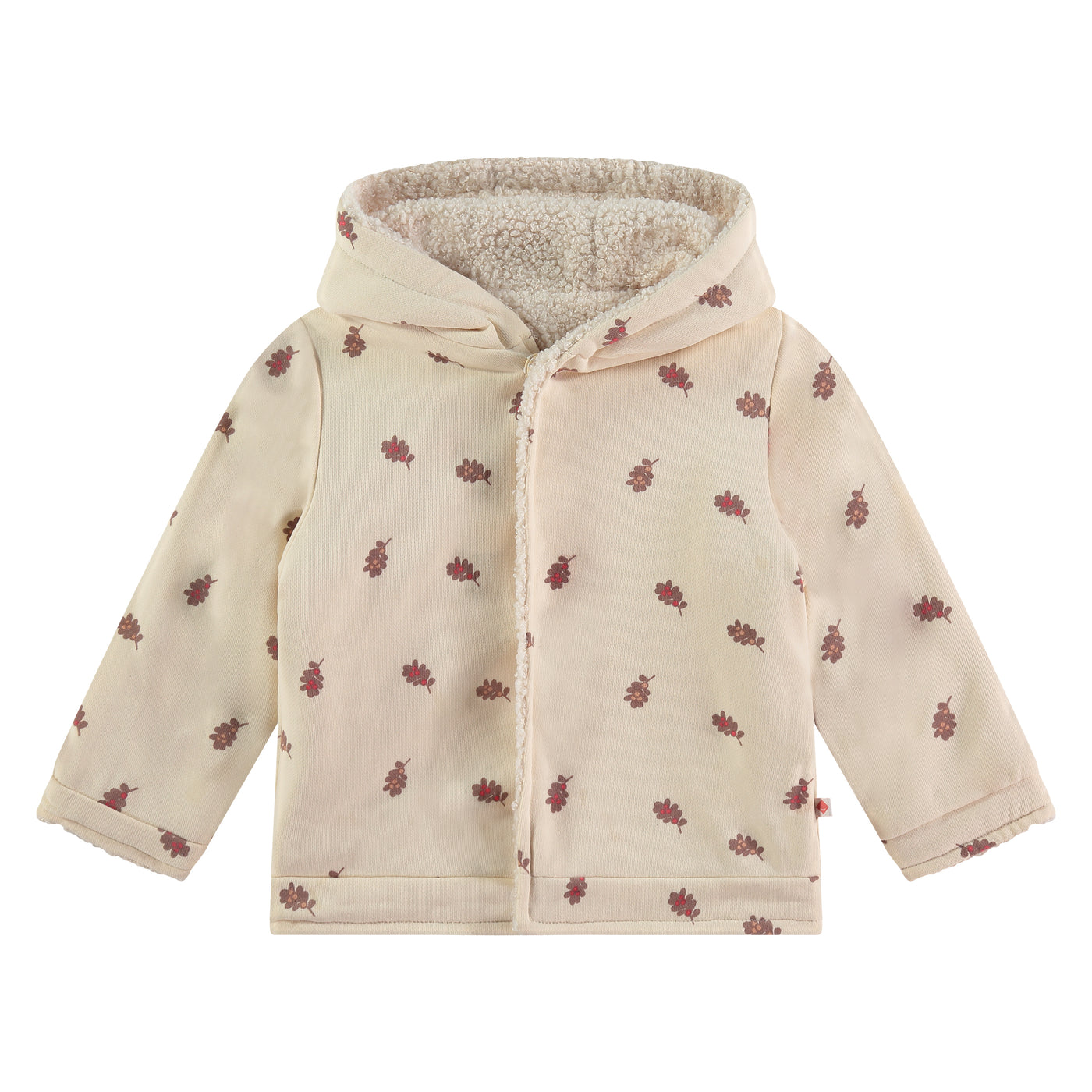 BABYFACE W24 girls reversible teddy jacket BBE24528120 beige