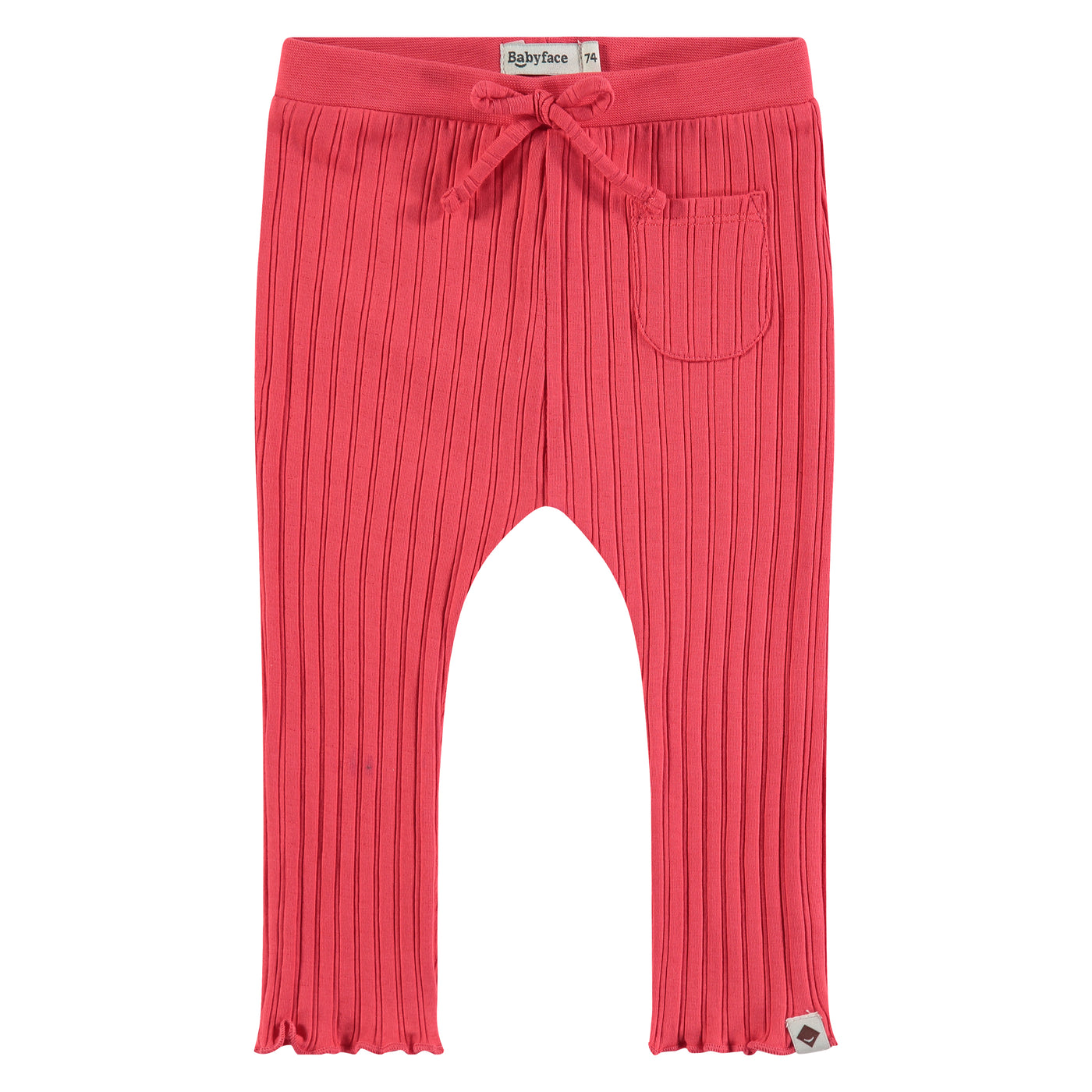 BABYFACE W24 girls rib legging BBE24528232 red