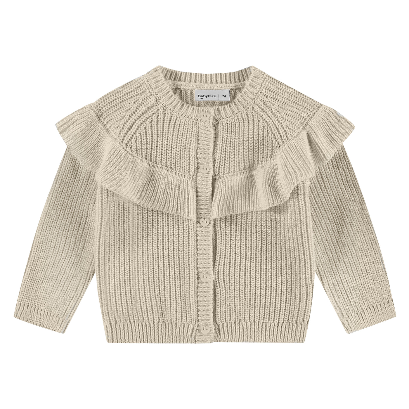 BABYFACE W24 girls cardigan BBE24528320 beige