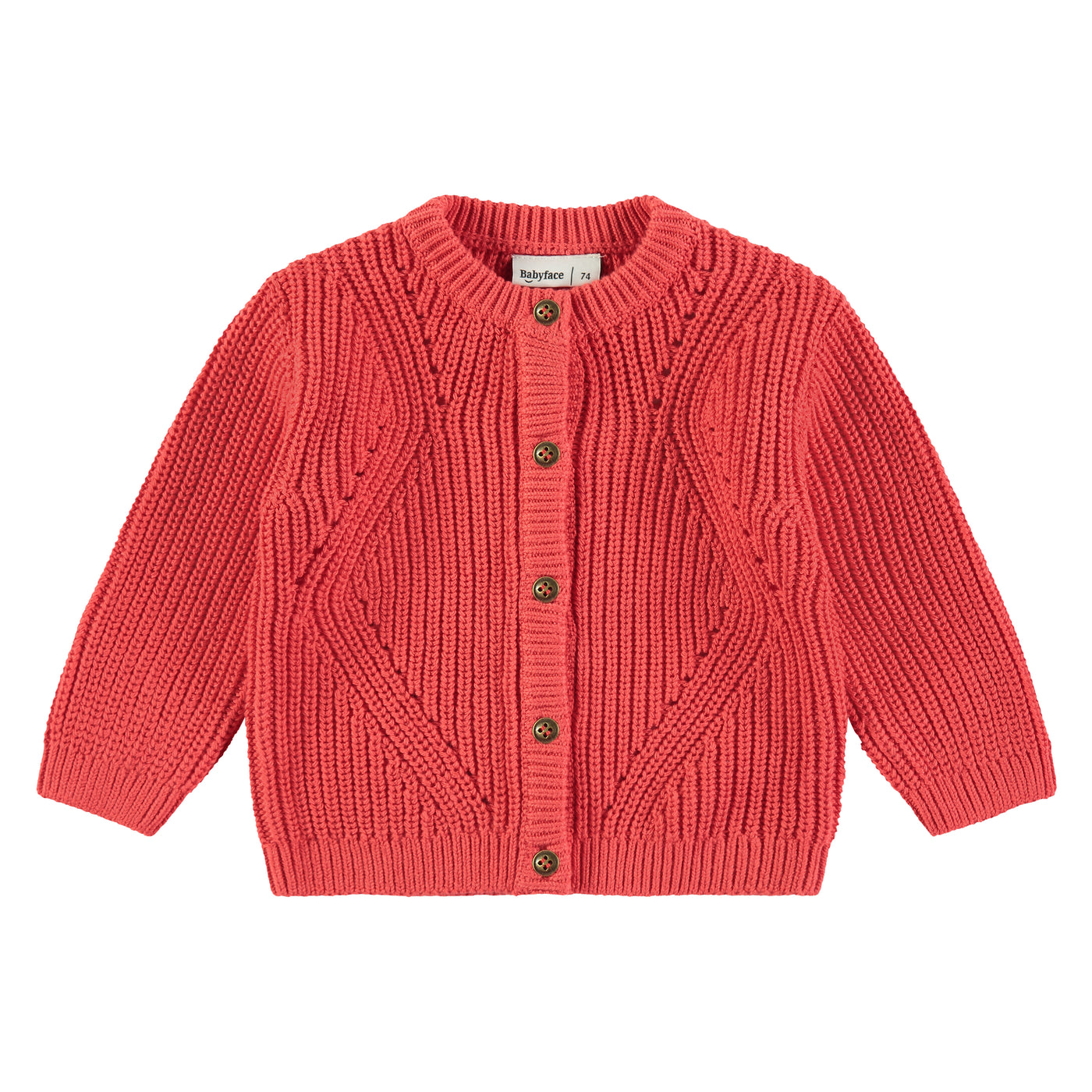 BABYFACE W24 girls cardigan BBE24528322 red