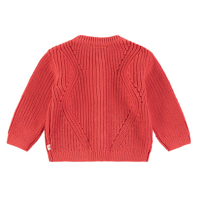 BABYFACE W24 girls cardigan BBE24528322 red