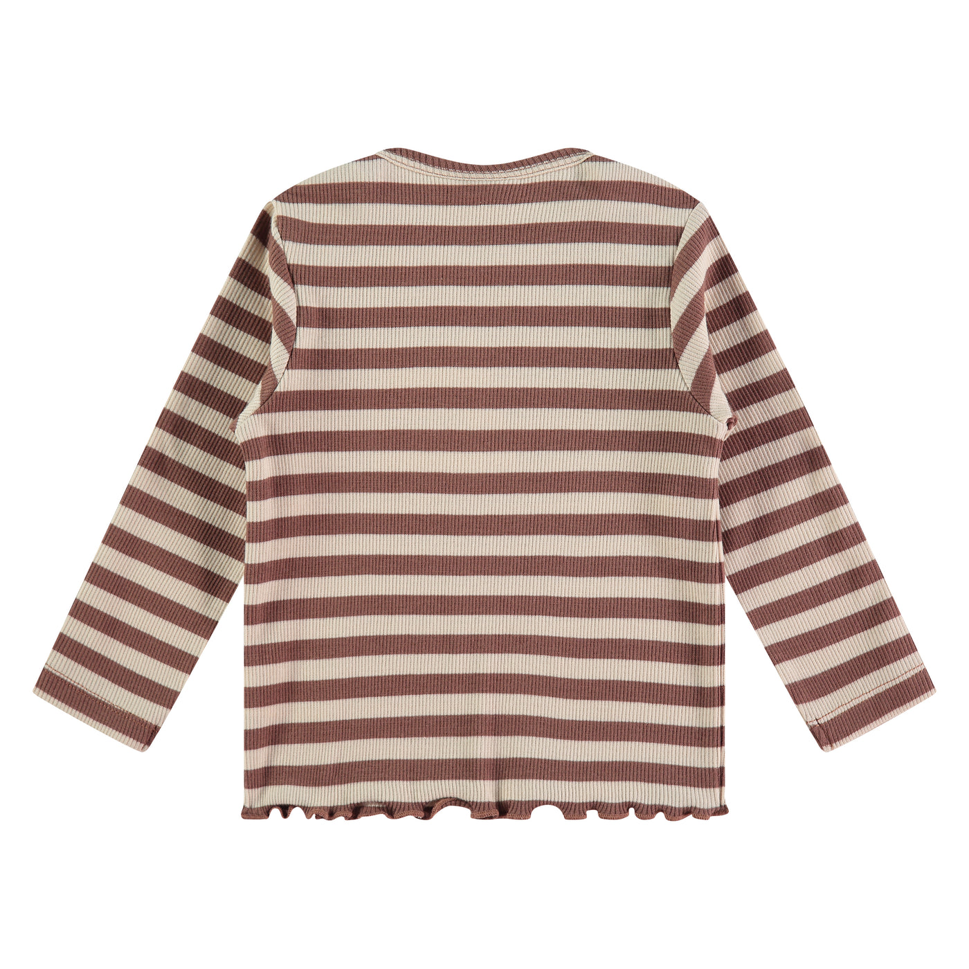 BABYFACE W24 girls rib t-shirt longsleeve BBE24528622 wood