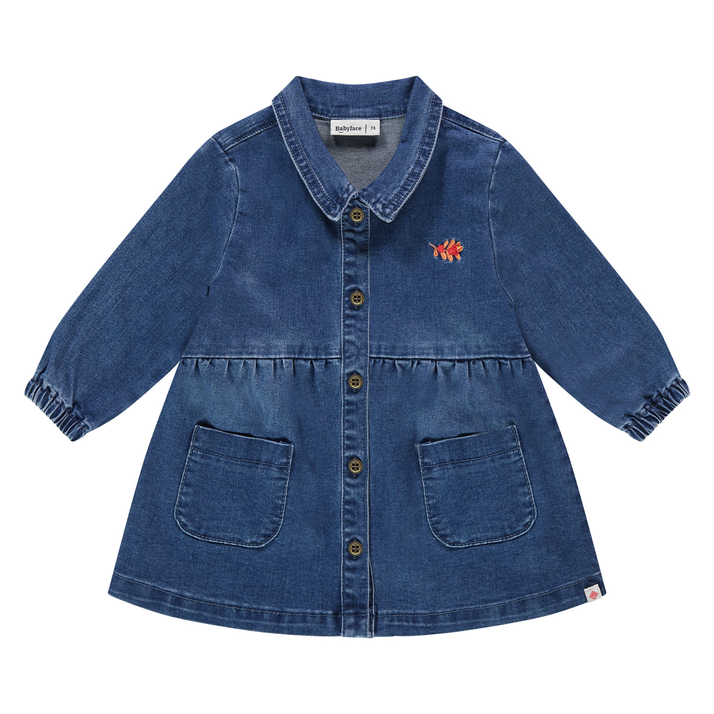 BABYFACE W24 girls denim dress BBE24528724 denim blue