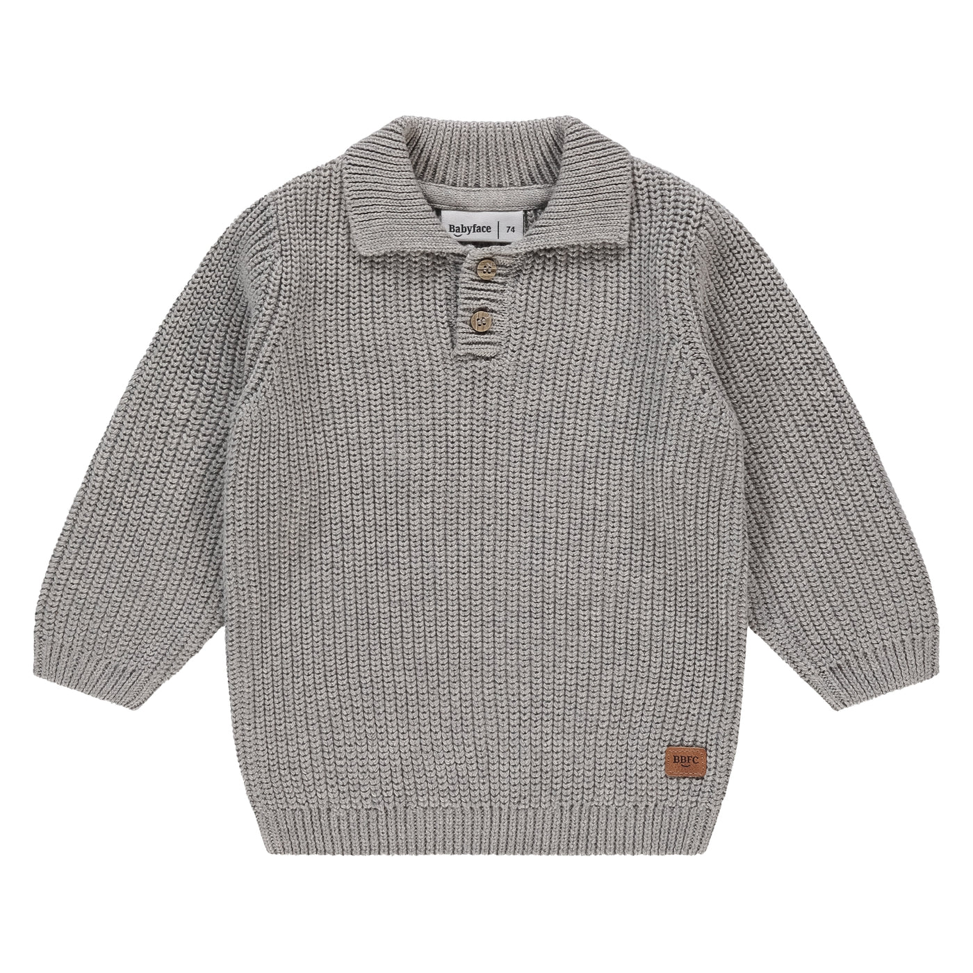 Babyface W25 Pullovers and cardigans baby boys pullover GREY MELANGE BBE25527321