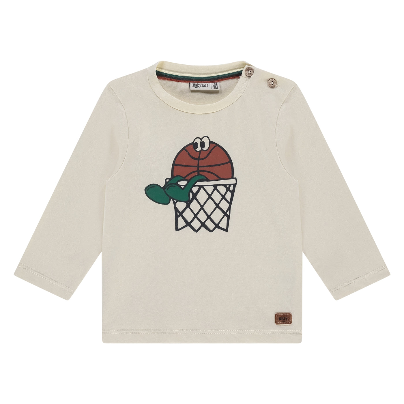 Babyface W25 T-shirts, polos and tops baby boys t-shirt long sleeve creme BBE25527623