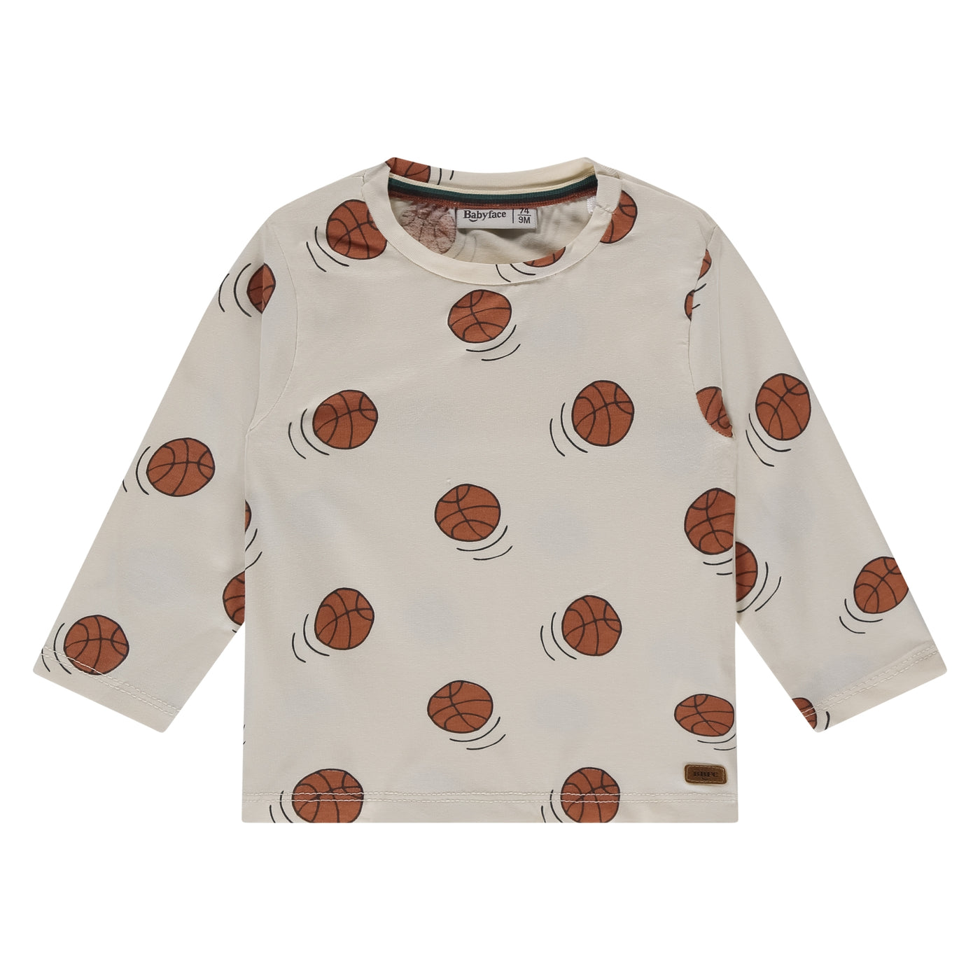 Babyface W25 T-shirts, polos and tops baby boys t-shirt long sleeve creme BBE25527627