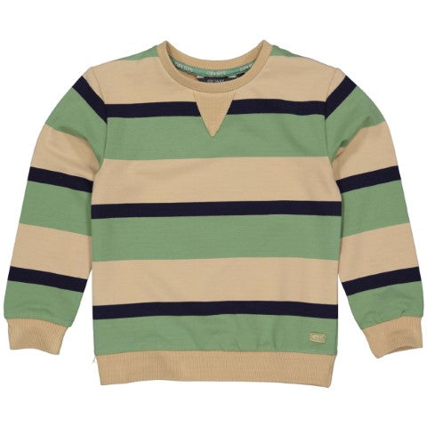 Quapi S24 Boys Sweater BERATQS241 AOP Sand Stripe