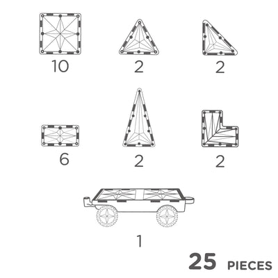 Clever Clixx Wheels Pack Intense | 25 pieces | CC-1010