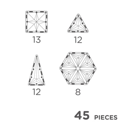 Clever Clixx Geo Pack Pastel | 45 pieces | CC-1012