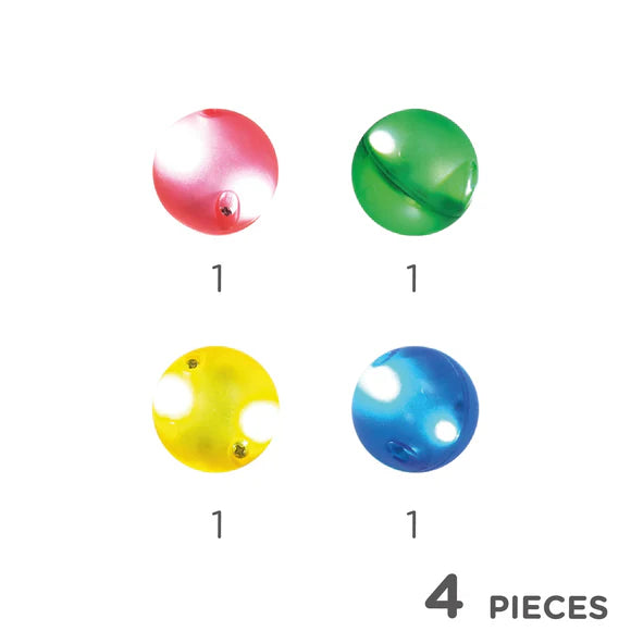 Clever Clixx Balls Pack Dazzling Lights | 4 Pieces  CC1013