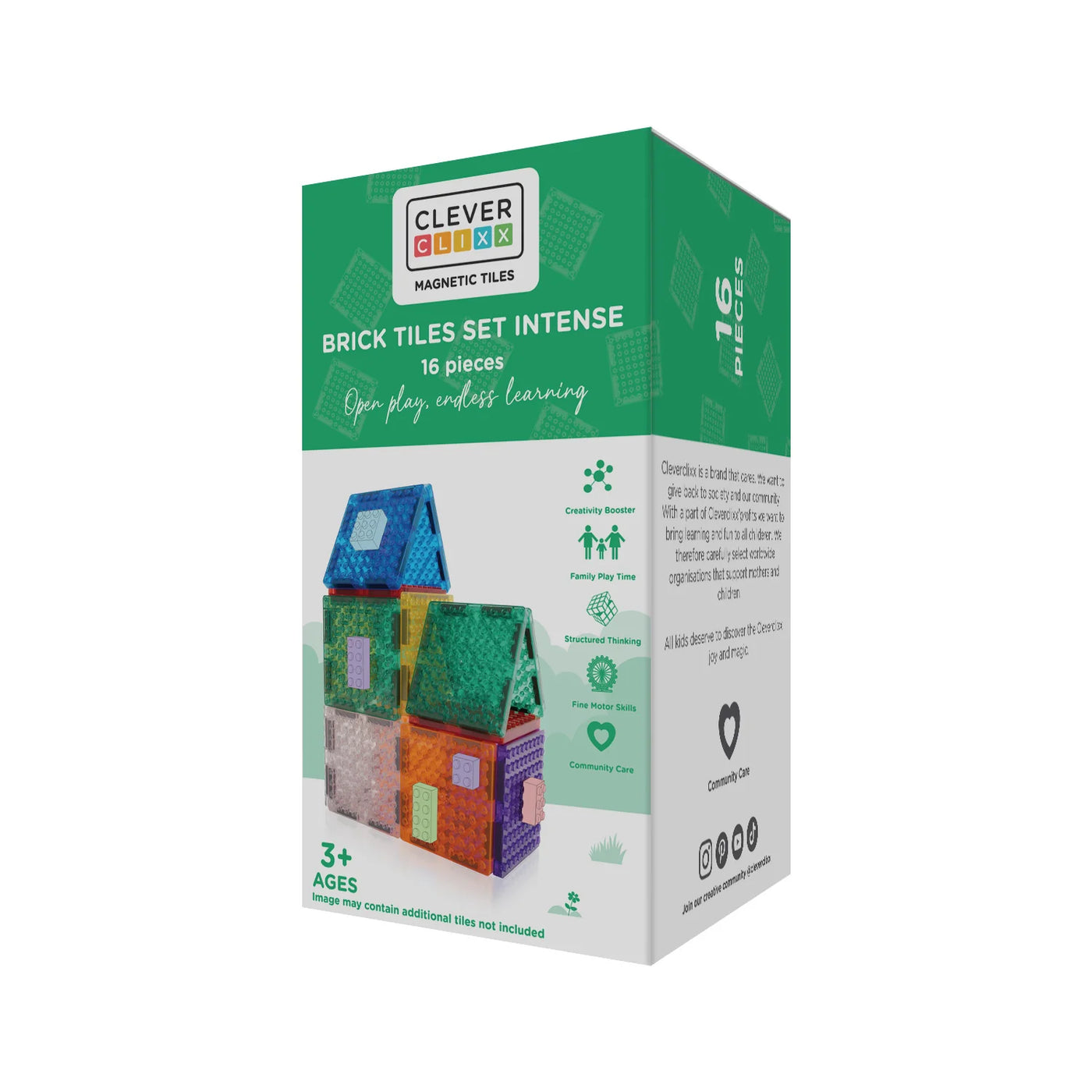 Clever Clixx Brink Tiles Pack Intense | 16 pieces | CC1023