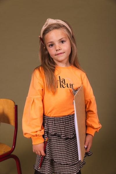 Quapi W24 Girls SWEATERS DESIREEQW241 Soft Orange