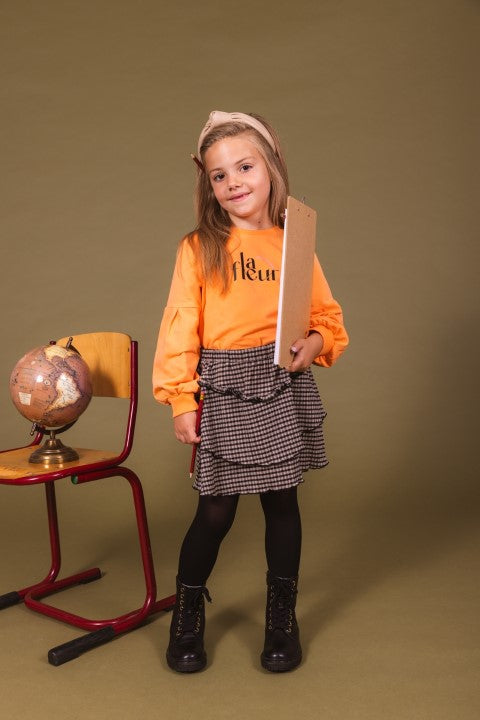 Quapi W24 Girls SWEATERS DESIREEQW241 Soft Orange