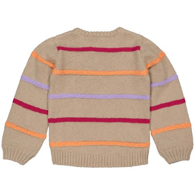 Quapi W24 Girls SWEATERS DIRKJEQW241 Dark Sand