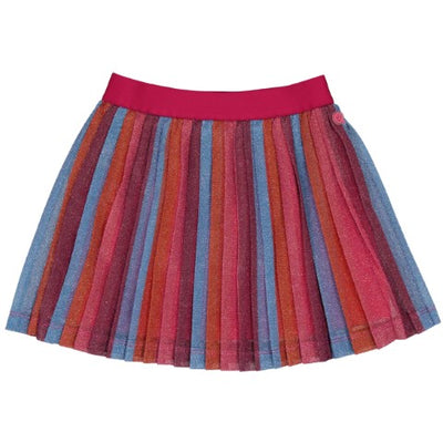 Quapi W24 Girls SKIRTS DJILLQW242 AOP Soft grey stripe