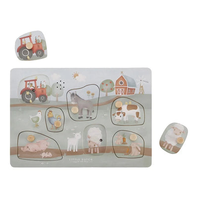 Little dutch Geluiden puzzel Little Farm LD7140