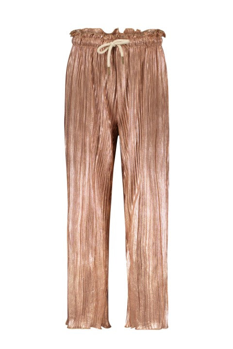 Like Flo S24 Flo girls metallic plisse pants Rose Lurex F311-5620 215