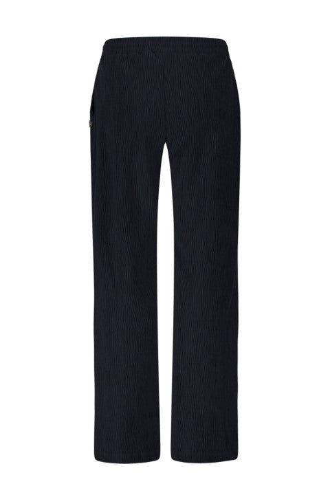 Like Flo w24 Fem Flo velvet pants with stri Navy F409-5607 190