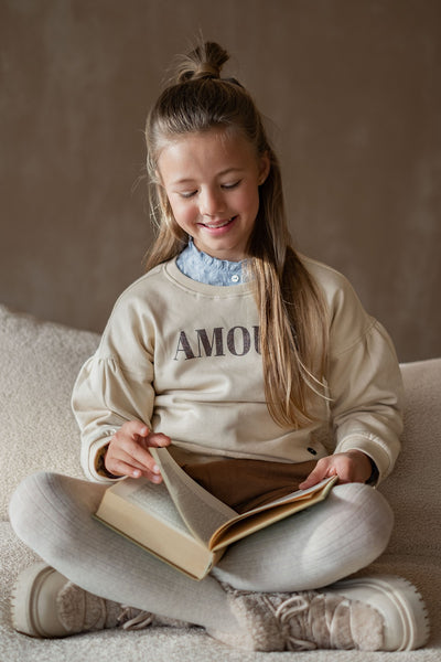 Like Flo w25 Danee Flo girls sweater with artwork Kit F508-5305 050