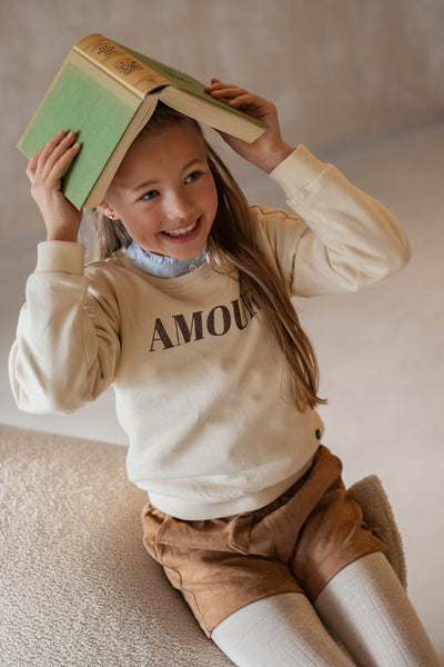 Like Flo w25 Danee Flo girls sweater with artwork Kit F508-5305 050