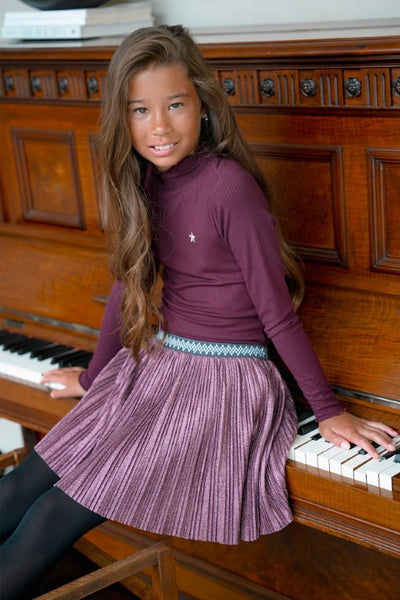 Like Flo w25 Eef Flo girls basic rib coll Cherry F508-5400 615