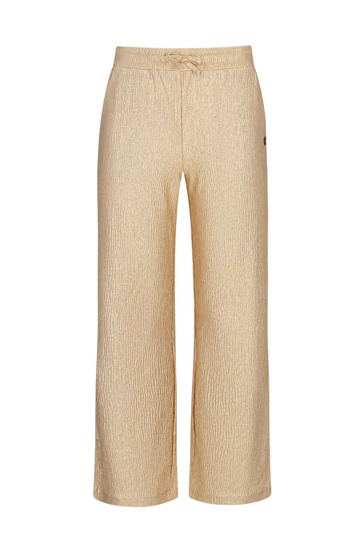 Like Flo w25 Fenya Flo girls metallic straight leg pants Soft gold F508-5602 556