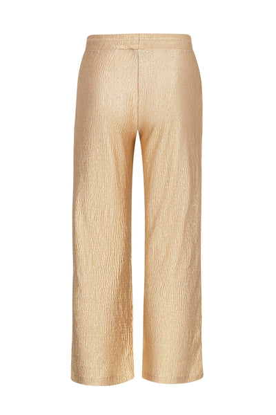 Like Flo w25 Fenya Flo girls metallic straight leg pants Soft gold F508-5602 556