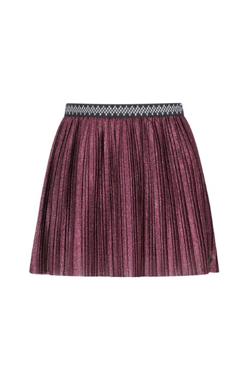 Like Flo w25 Solly Flo girls plissé glitter skirt Cherry F508-5704 615