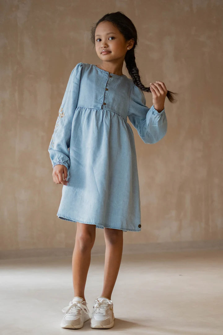 Like Flo w25  Mischa Flo girls dress Denim  F508-5802