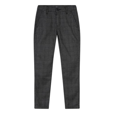 Indian blue jeans Boys Chino Pant check Black IBBW23-2951 999