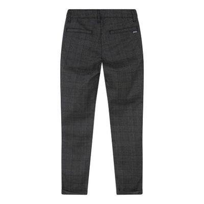 Indian blue jeans Boys Chino Pant check Black IBBW23-2951 999