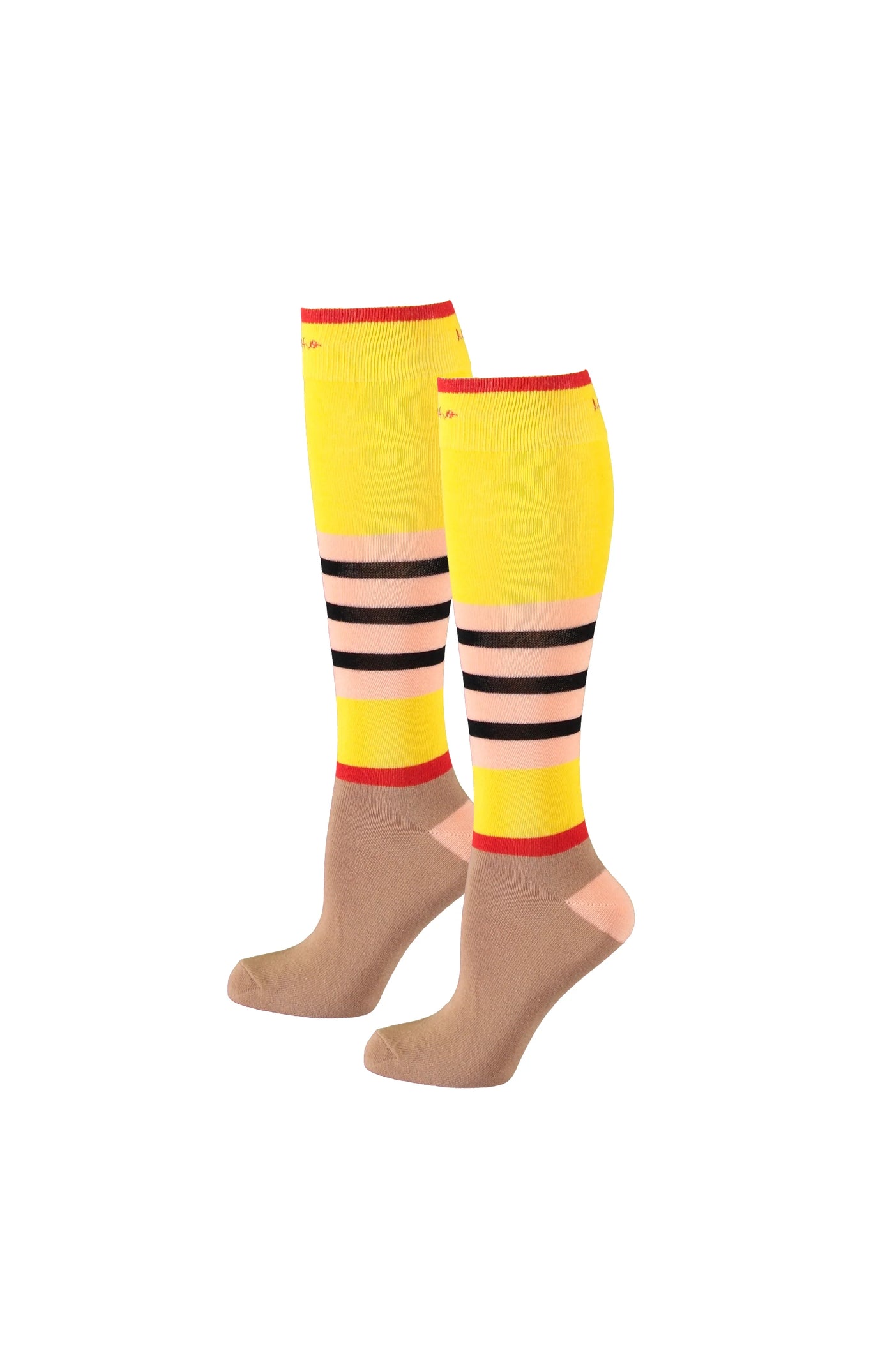 NoNo Rae striped long sock Sunshine N202-5906 507